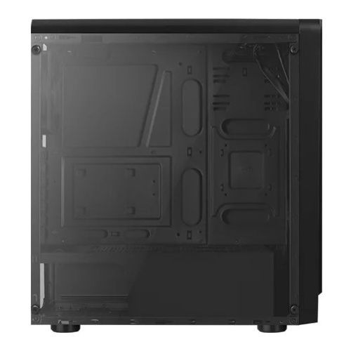 Корпус ATX AEROCOOL RIFT, Midi-Tower, без БП, черный