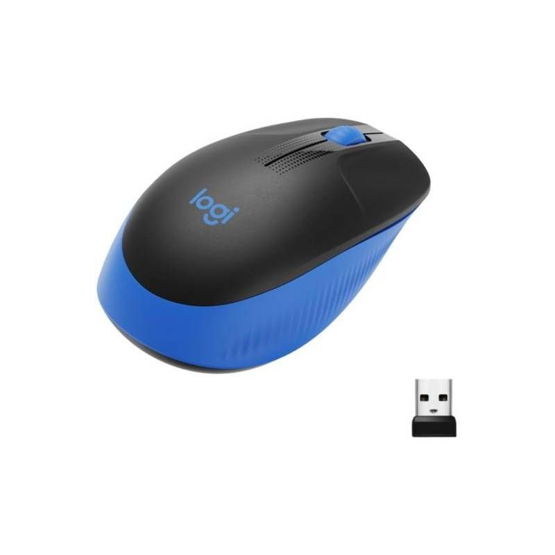 Мышь Logitech M190, оптическая, беспроводная, USB, Blue [910-005907]