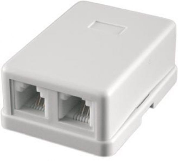 Розетка RJ-45 5E кат.наружная двойная