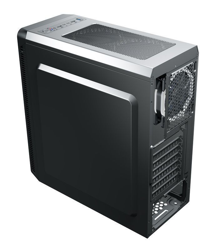 Корпус ATX ACCORD JP-X, Midi-Tower, без БП, черный