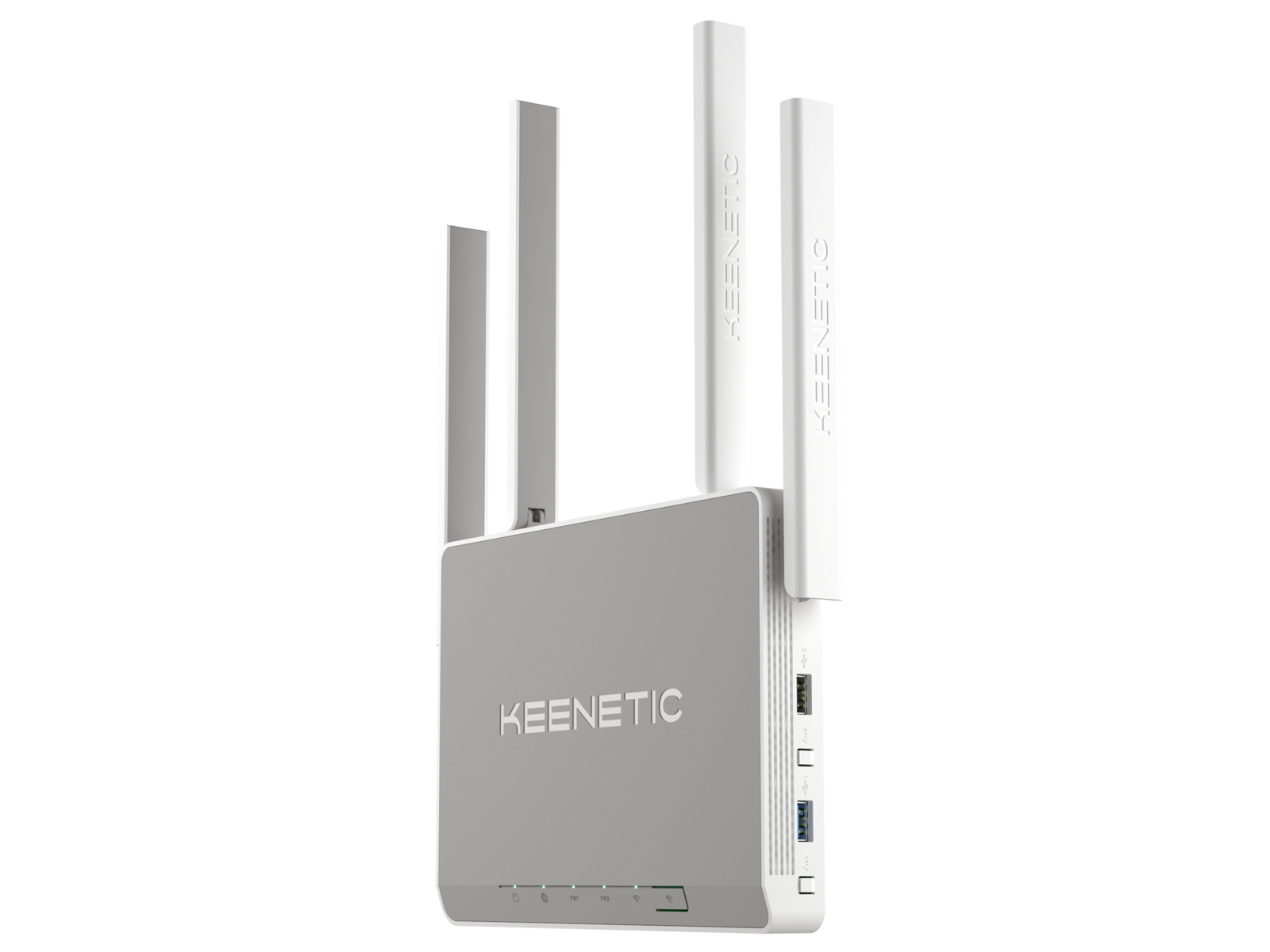 Wi-Fi роутер KEENETIC Giga, AX1800, белый [kn-1011]