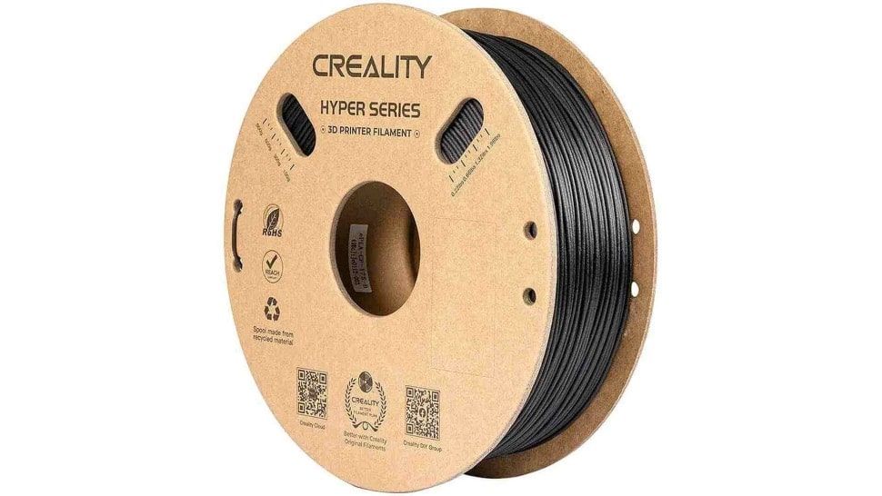 Катушка Hyper PLA-CF-пластика Creality 1.75 мм 1кг., черная [3301060015]