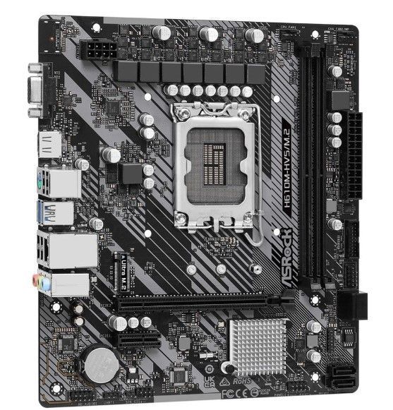 Материнская плата Asrock H610M-HVS/M.2 R2.0, LGA 1700, mATX