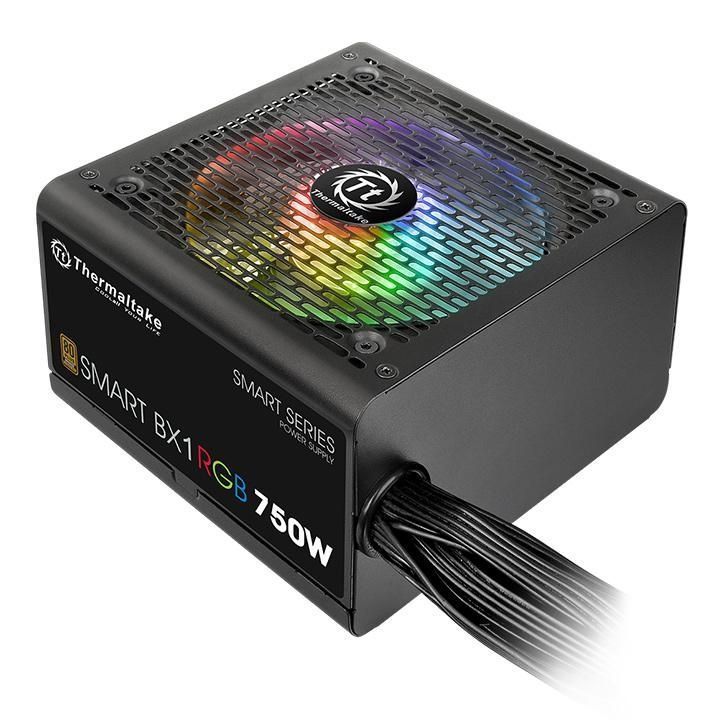 Блок питания Thermaltake Smart BX1 RGB, 750Вт, 120мм, черный, retail [ps-spr-0750nhsabe-1]