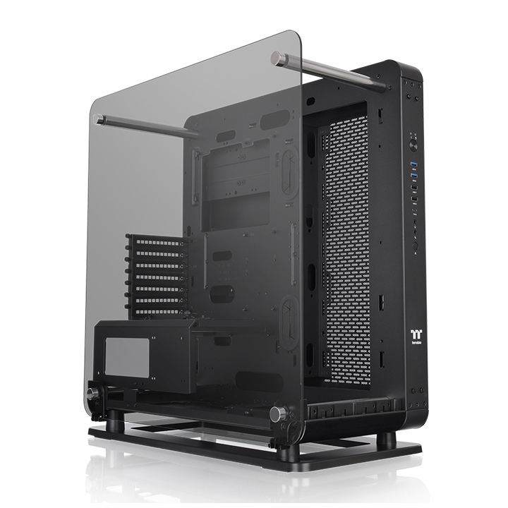 Корпус ATX Thermaltake Core P6 TG, Midi-Tower, без БП, черный [ca-1v2-00m1wn-00]