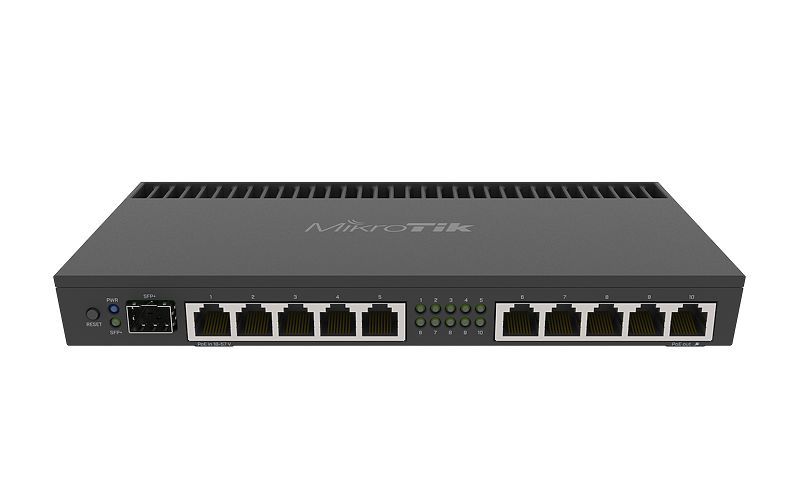 Роутер MIKROTIK RB4011iGS+RM (10 port, PoE, SFP)