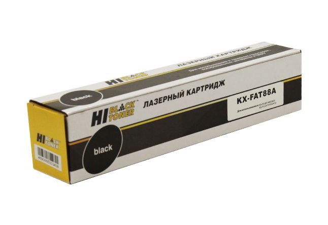 Тонер-картридж Hi-Black KX-FAT88A черный, для Panasonic (совместимый, 2000стр)