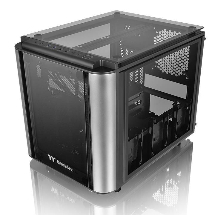 Корпус mATX THERMALTAKE Level 20 VT [CA-1L2-00S1WN-00] (Micro-Tower, без БП, черный)