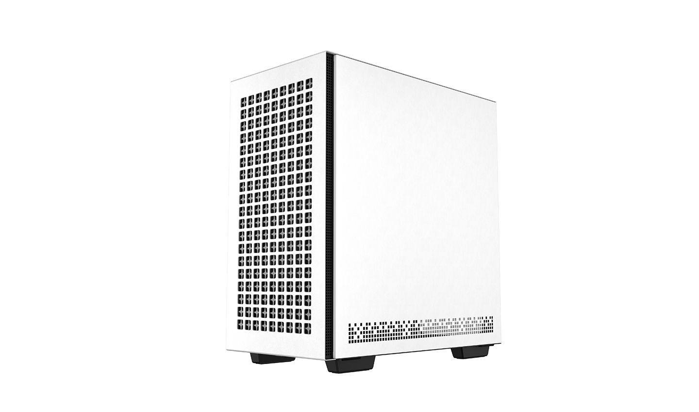 Корпус mATX DeepCool CH370, Mini-Tower, без БП, белый [ch370 white]