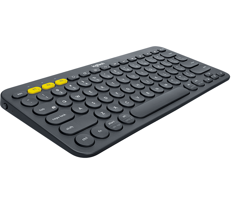 Клавиатура LOGITECH Multi-Device K380, беспроводная, темно-серый [920-007584]