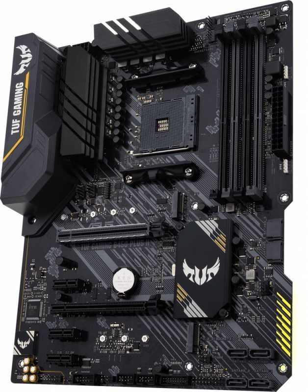 Материнская плата Asus TUF GAMING B450-PLUS II Soc-AM4 AMD B450 4xDDR4 ATX AC`97 8ch(7.1) GbLAN RAID