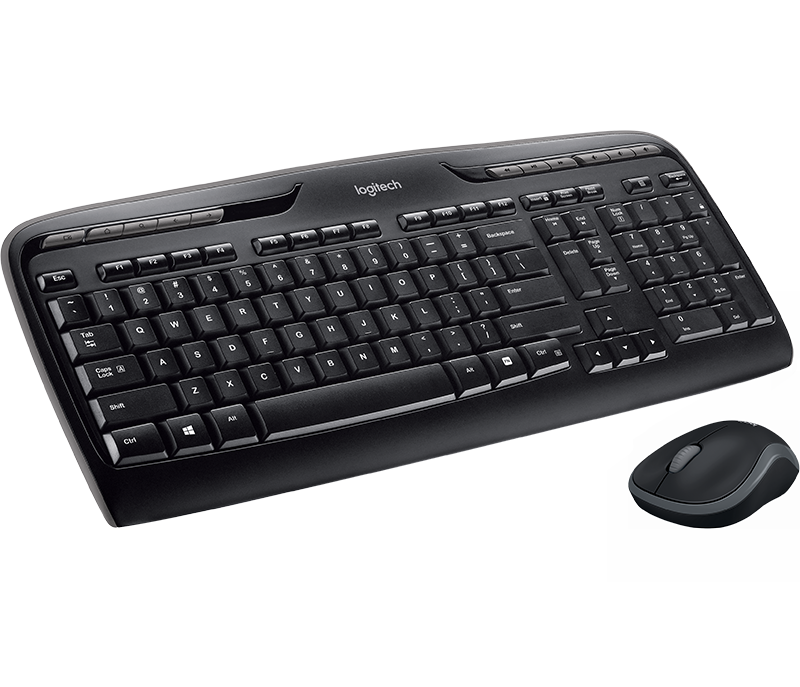 Комплект Logitech Cordless MK330 [920-003995], клавиатура+мышь 