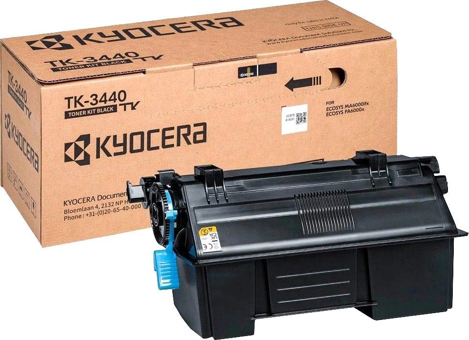 Тонер-картридж Kyocera TK-3440 черный, оригинальный, 40 000 стр.