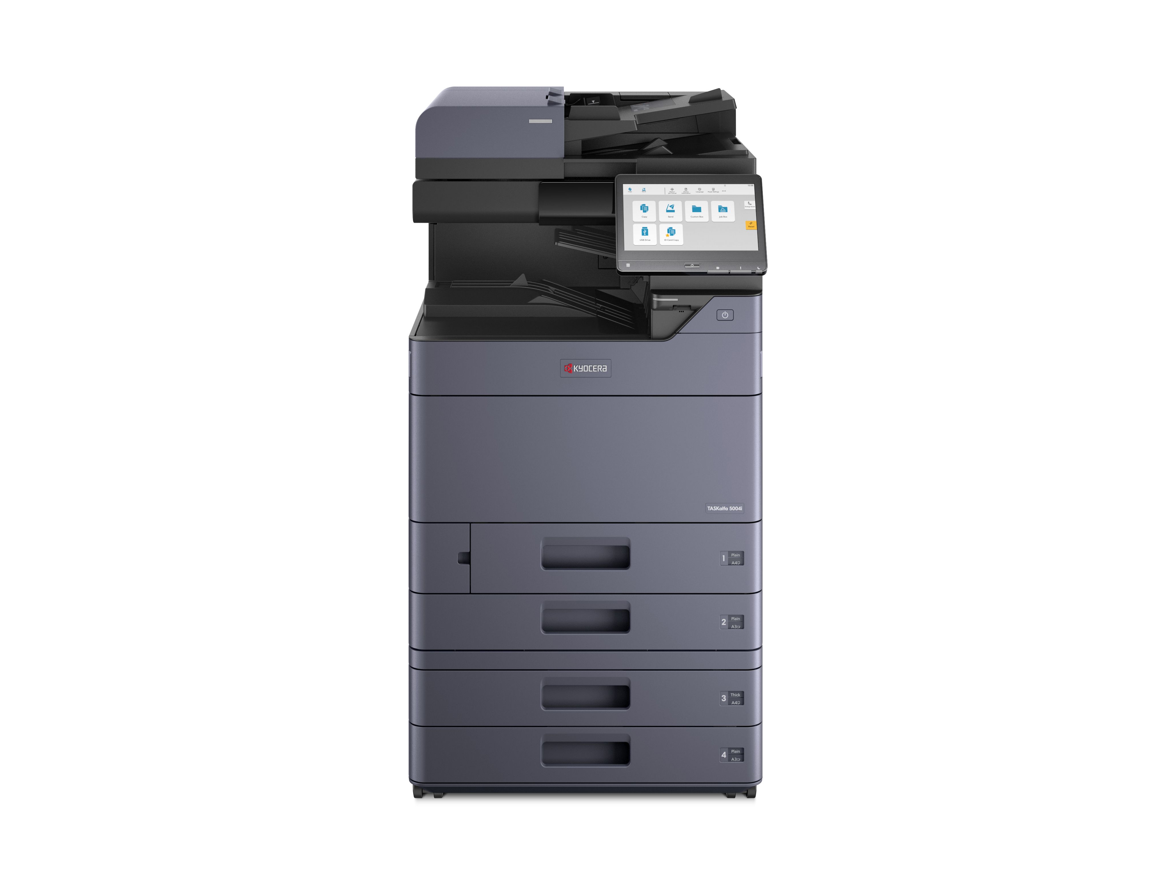 МФУ Kyocera TASKalfa 7004i (А3, чб,копир/принтер/сканер(цв)/опц:факс, дуплекс,сеть,без кр.и б/тон)