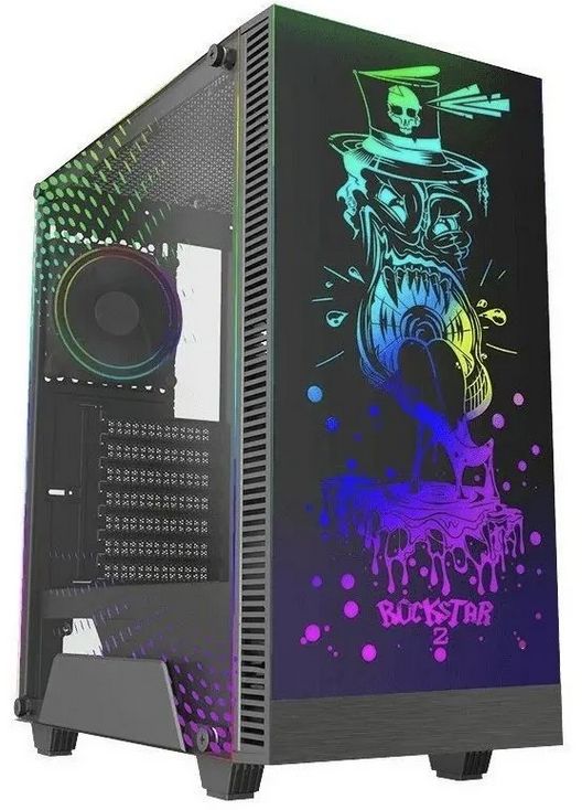 Корпус Gamemax RockStar 2, ATX, ARGB, черный