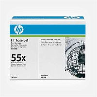 Тонер-картридж HP CLJ CE255Х [55X] черный (оригинальный, 12 500 стр.)