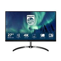 Монитор Philips 276E8VJSB 27", 3840x2160, 16:9, IPS, черный  [276E8VJSB 00/01]