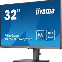 Монитор 32" Iiyama ProLite XUB3294QSU-B1, 2560x1440, VA, черный