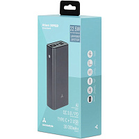 Внешний аккумулятор Accesstyle Atlant 30MQD Grey, 30000 mAh