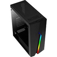 Корпус ATX Aerocool Bolt A-BK-v1, Midi-Tower, без БП, черный [accm-pv15012.11]