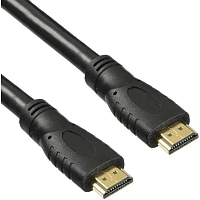 Кабель аудио-видео Buro HDMI 2.0, HDMI (m) - HDMI (m) , ver 2.0, 7м, GOLD, черный [bhp hdmi 2.0-7]