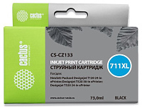 Картридж Cactus CS-CZ133 №711 черный (73мл) для HP DJ T120/T520