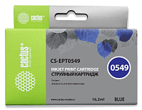 Картридж Cactus CS-EPT0549 синий (16.2мл) для Epson Stylus Photo R800/R1800