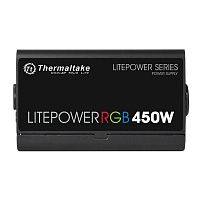 Блок питания Thermaltake Litepower RGB 450, 450Вт, 120мм, черный [PS-LTP-0450NHSANE-1]