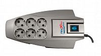 Сетевой фильтр Pilot X-Pro 1.8м, 6 розеток, серый