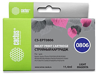 Картридж Cactus CS-EPT0806 светло-пурпурный (11.4мл) для Epson Stylus Photo P50/PX650/PX660/PX700/PX