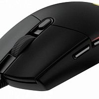 Мышь проводная Logitech G102 LIGHTSYNC, игровая, оптическая, USB, черный [910-005823]