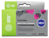 Картридж Cactus CS-EPT0803 пурпурный (11.4мл) для Epson Stylus Photo P50/PX650/PX660/PX700/PX700W/PX