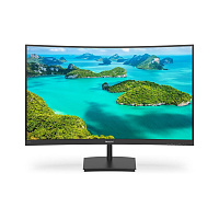 Монитор 23.6'' Philips 241E1SC, VA, изогнутый, черный