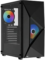 Корпус ATX Aerocool Player-G-BK-v1, Midi-Tower, без БП, черный