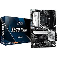 Материнская плата ASROCK X570 PRO4, SocketAM4, AMD X570, ATX