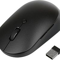 Мышь беспроводная Xiaomi Mi Dual Mode Wireless Mouse Silent Edition, черная [HLK4041GL]