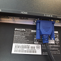 Монитор Philips 243V7QJABF (00/01) 23.8", черный
