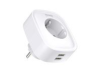 Умная розетка Gosund Smart plug, 2 USB, 2.1A, белый [SP112]