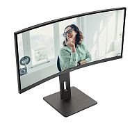 Монитор 34'' AOC CU34P3CV, черный, разрешение 3440x1440 