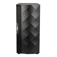 Корпус ATX HIPER DCB, Midi-Tower, без БП, черный