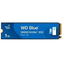 SSD накопитель 1TB WD SN580 WDS100T3B0E BLUE M.2 2280 