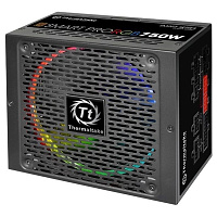 Блок питания Thermaltake SMART PRO RGB, 750Вт, 140мм, черный, retail [ps-spr-0750fpcbeu-r]