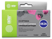 Картридж Cactus CS-EPT0826 светло-пурпурный (13.8мл) для Epson Stylus Photo R270/290/RX590