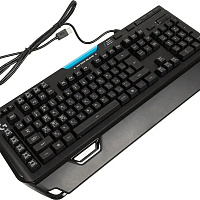 Клавиатура игровая Logitech G910 Orion Spectrum, USB, c подставкой для запястий, черный [920-008019]