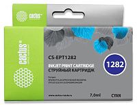 Картридж Cactus CS-EPT1282 голубой (7мл) для Epson Stylus S22/S125/SX420/SX425/Office BX305
