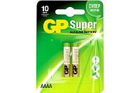 Батарея GP Super Alkaline GP 25A-2CR2 AAAA, 2шт, блистер 