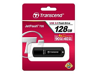 Флеш накопитель 128GB Transcend JetFlash 700 [TS128GJF700], USB 3.0 (черный)