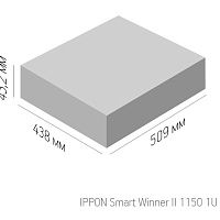 ИБП Ippon Smart Winner II 1150 1U, 1150ВA [1384149]