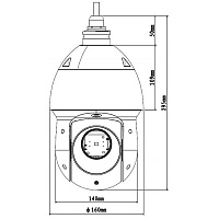 Уличная поворотная IP-камера Dahua DH-SD49225T-HN-S2 (2MP, оптика 25х, PoE, PTZ, подс. 100 м)