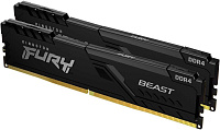 Модуль памяти Kingston Fury Beast Black KF436C18BBK2/32 DDR4 - 2x 16ГБ 3600, DIMM